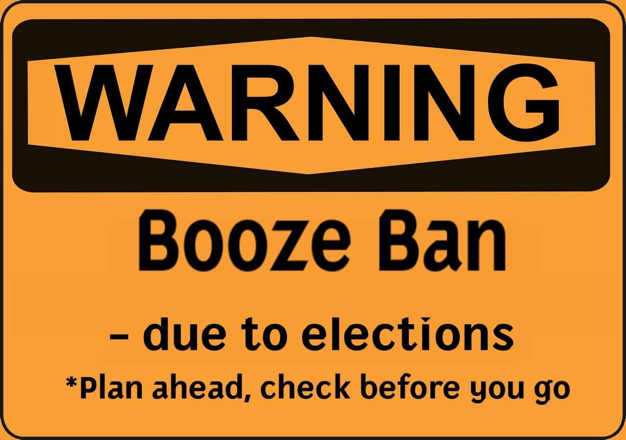 Saturday’s Alcohol Ban