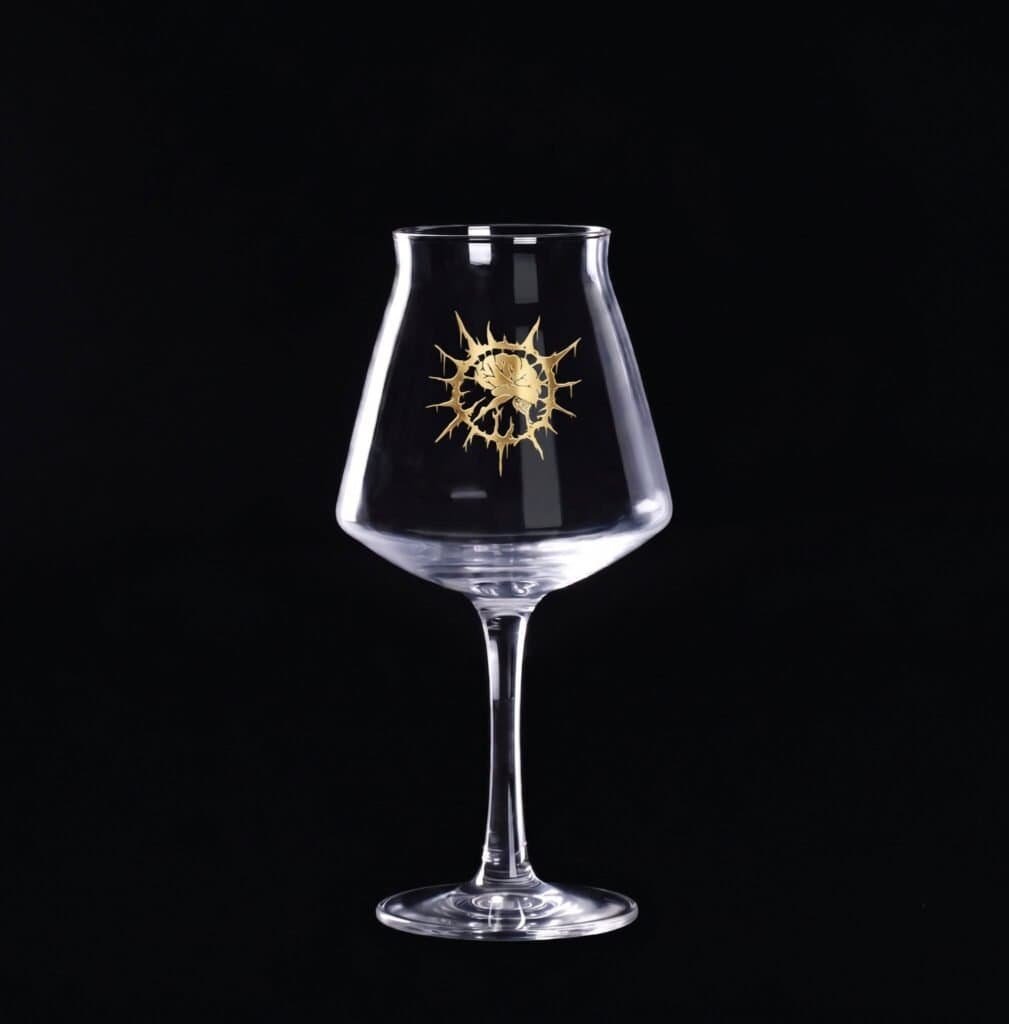 Brainfill's special glass for the 8th anniversary