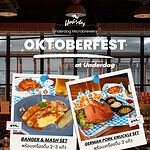 Oktoberfest at Underdog is here! 🍂 Enjoy German set menus from the Underdog kitchen paired with great-value drink sets. Banger & Mash Set 499.- / German Pork Knuckle Set 699.- 🐈‍⬛ "Crispy-skin pork knuckle, aromatic grilled homemade sausages, and freshly baked pretzels — a full-on authentic Bavarian experience for a whole month." 💡 Details → https://underdogbr3wing.com/blog/oktoberfest-2026/ 19 Sep – 19 Oct 2026 📍 Available at all 6 branches: Thepharak · Phatthanakan · Bang Na · Ratchada Soi 4 · Watcharaphon · Bang Wa 💬 Add us on LINE so you don't miss news and special offers → https://line.me/R/ti/p/@108ltndv #Underdog #Oktoberfest2026 #UnderdogOktoberfest https://www.facebook.com/share/p/1CAenmL4ak/