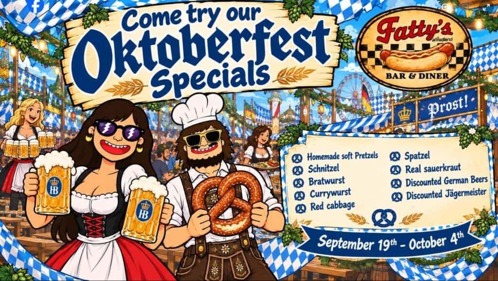 Oktoberfest at Fatty’s 2026