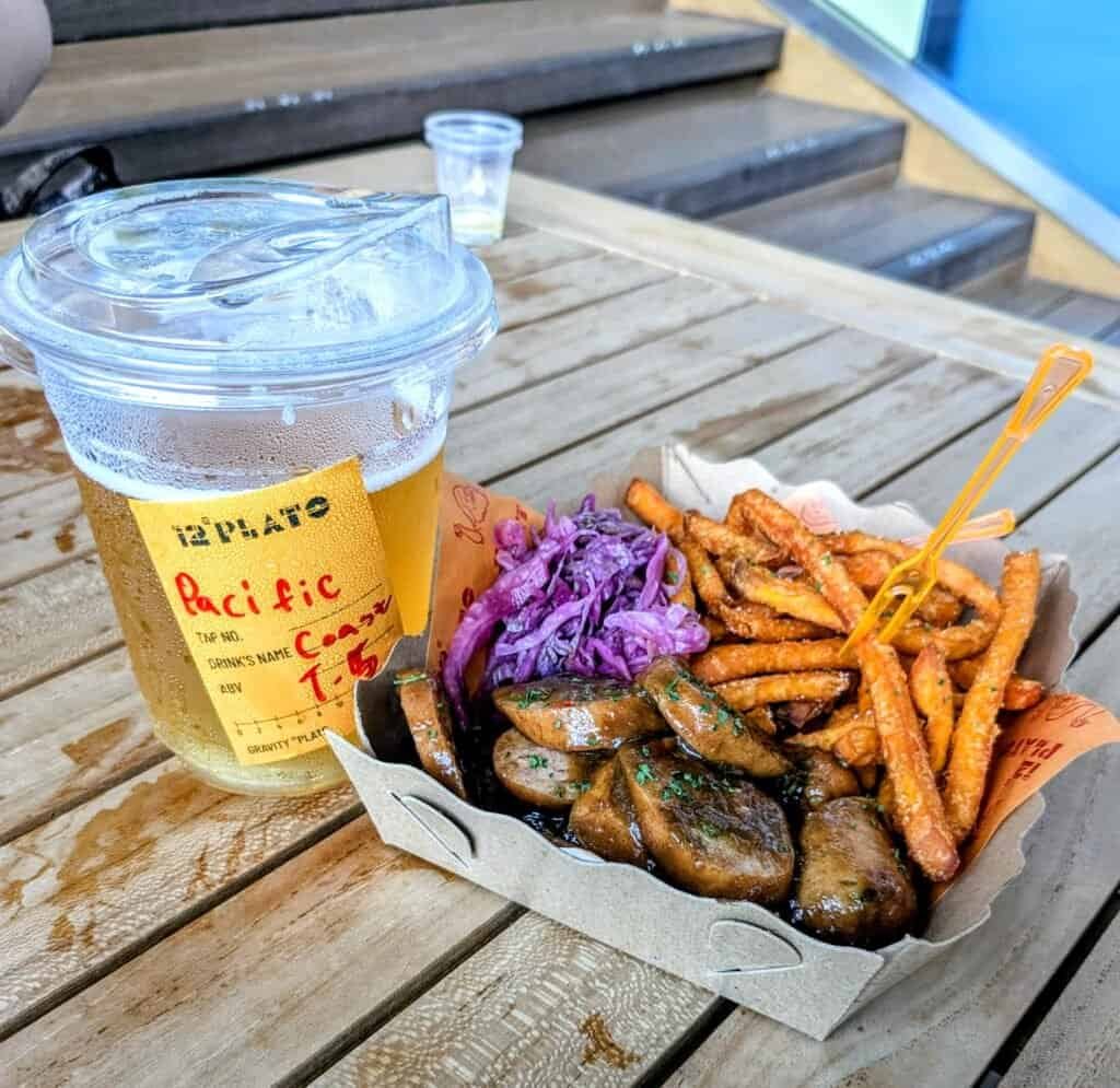 Food and drink at Fermentation bar