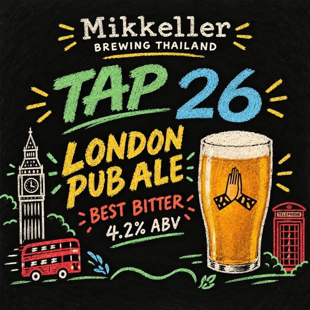 London Pub Ale by Mikkeller Brewing Thailand
